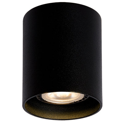Eurolux - Downlight Surface GU10 80x95mm Sand Black - Lighting, Lights- C701B