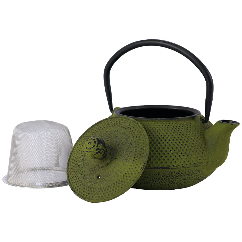 Cast Iron Teapot with Infuser - Green - 600ml