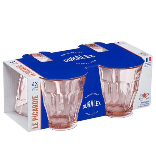 Duralex Picardie Pink Glass Tumbler – 250ml