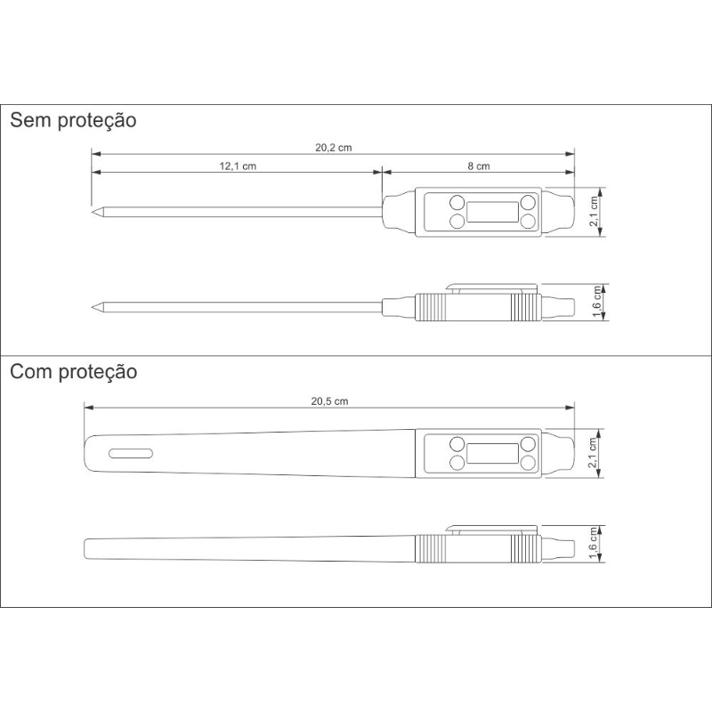 Digital Food Thermometer Tramontina - TRM-25683100