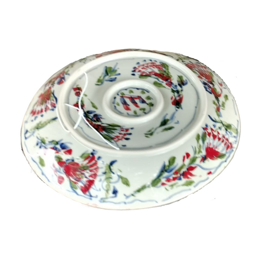 Esra Bosch - Large Round Ceramic Bowl - Red Pincushions