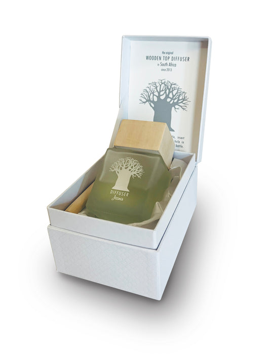 Fragrant Diffuser with Wooden Top - Jasmin by Mockana