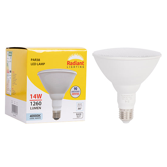 Radiant - PAR38 E27 LED 12w 5000K - RLL278