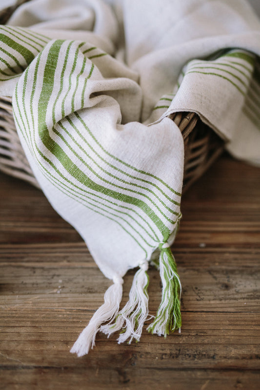 The Cotton Company - Bath Zeytin Handwoven Turkish Towel (90 cm x 190 cm)