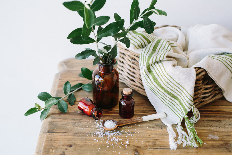 The Cotton Company - Bath Zeytin Handwoven Turkish Towel (90 cm x 190 cm)