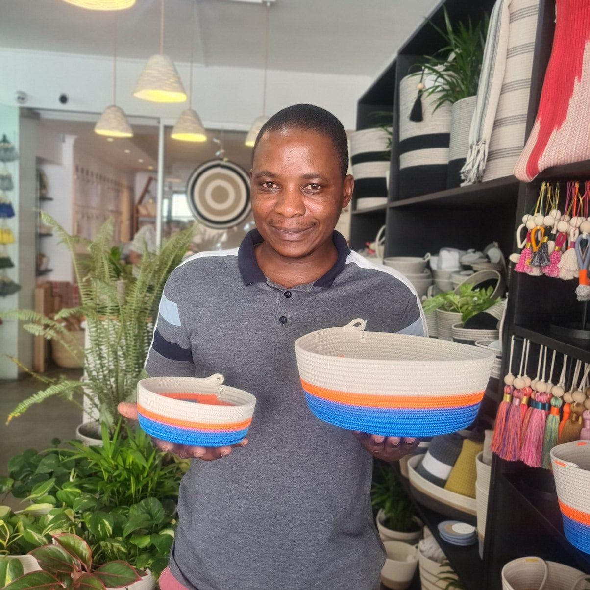 Ocean Blue & Neon Orange set - SALE