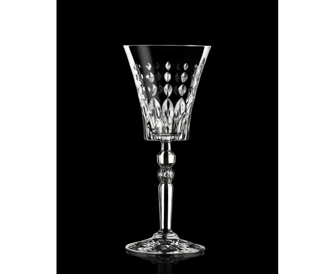 RCR - Marilyn Crystal Wine Glass - 160ml - Set of 6, Crystal Glass, Stemware
