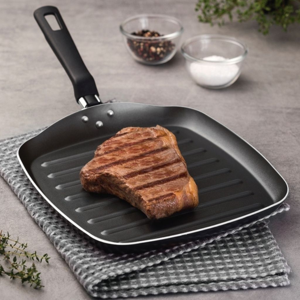 Aluminum skillet grill with internal non-stick coating 26cm - Loreto - Tramontina