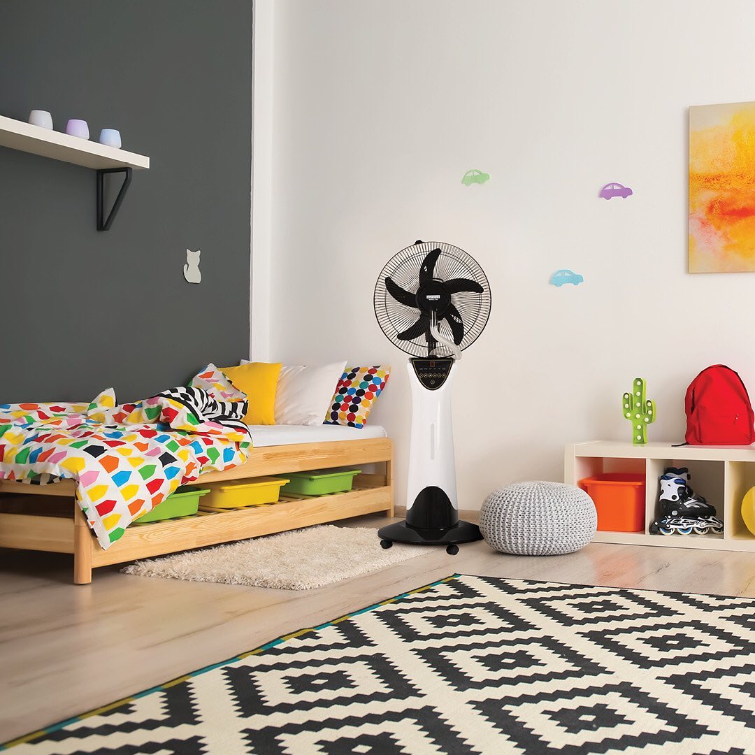 Eurolux - Portable Rechargeables Mist Fan with LED Light - Lighting, Lights - F82