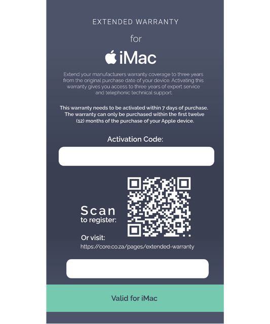 Apple - Extended Warranty: iMac - N5113