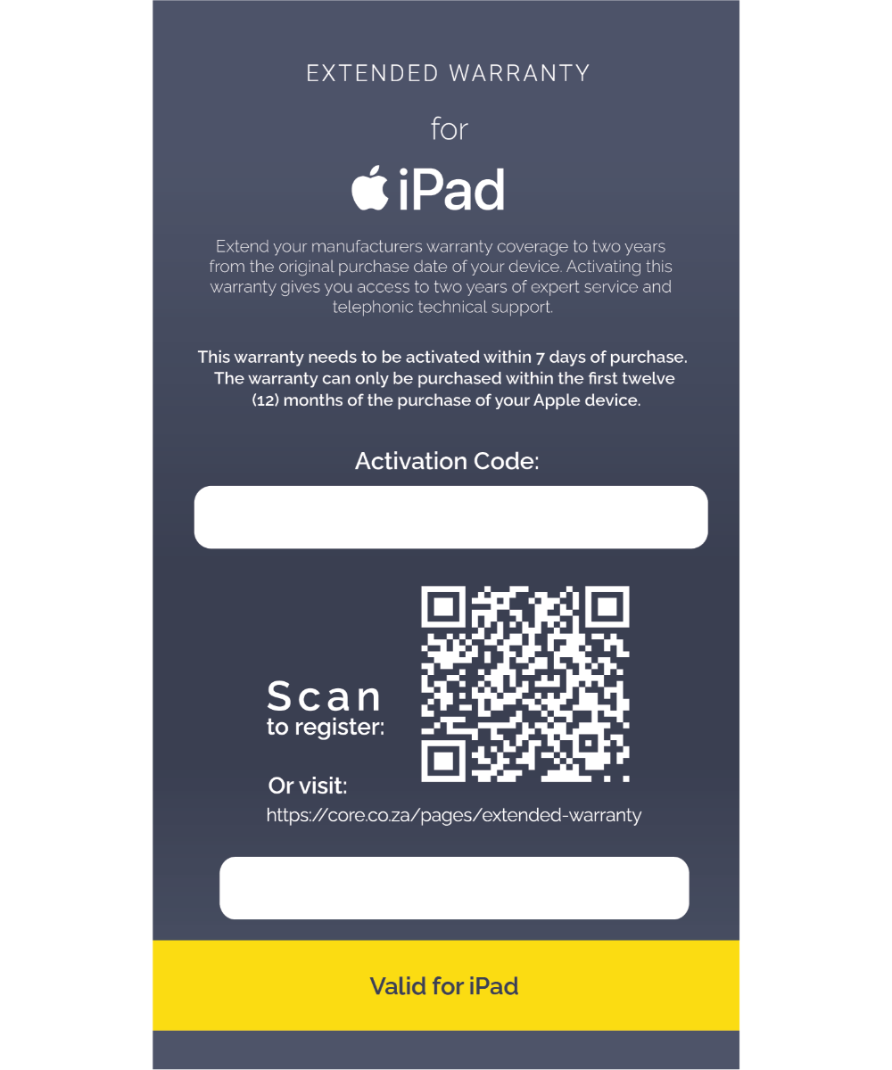 Apple - Extended Warranty: iPad 9th & 10th gen - N6111