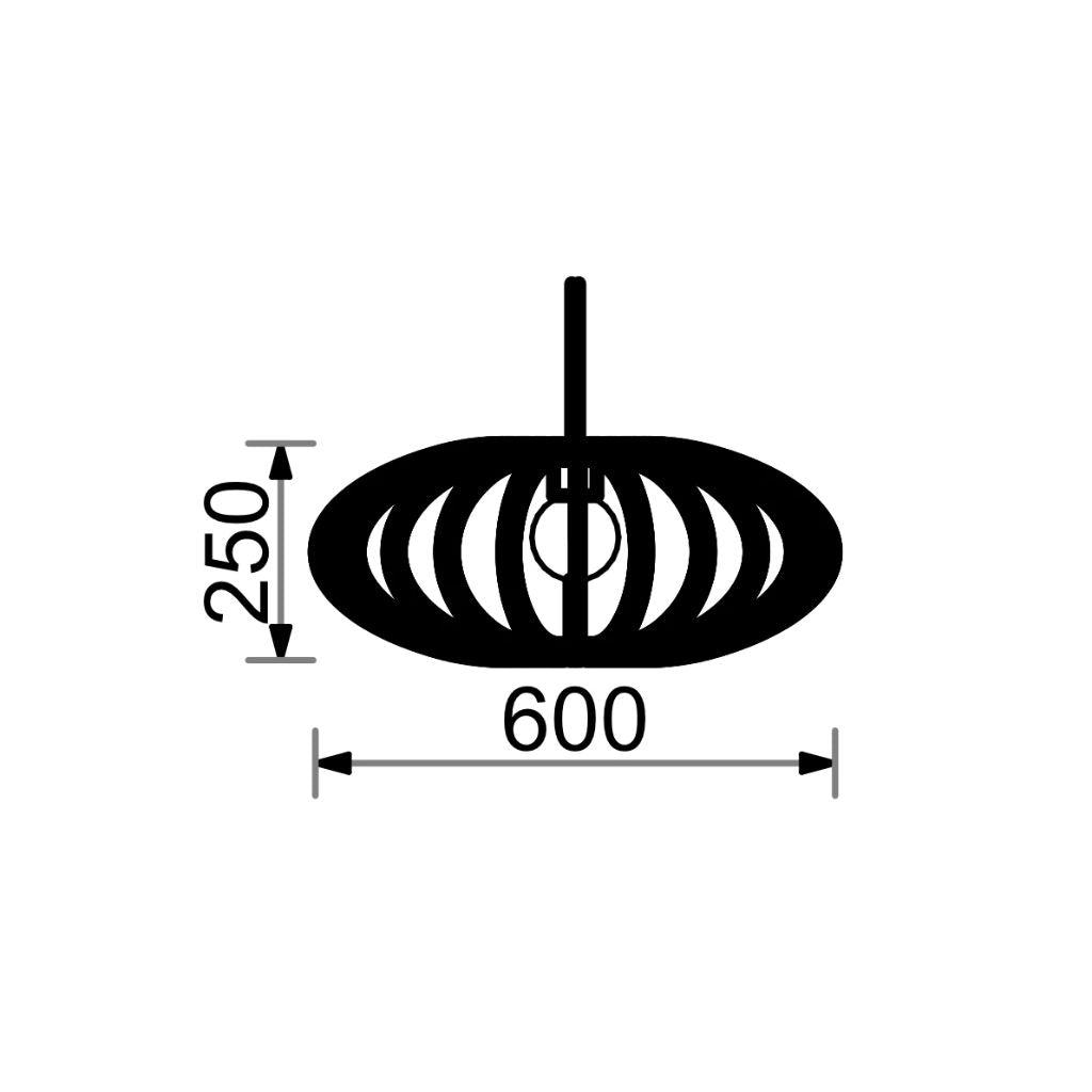 Ellipse Pendant Light by minima