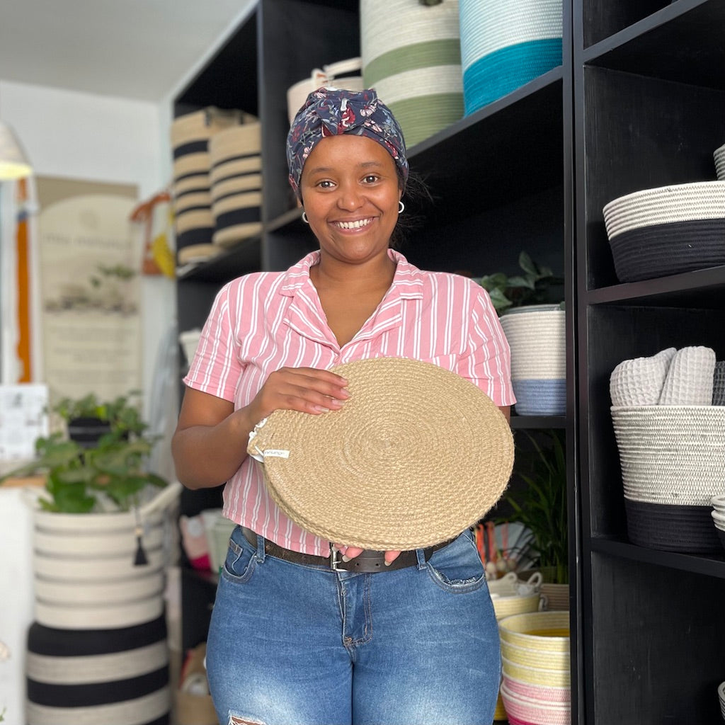 Placemats - Jute 30cm (Set of 4) - SALE