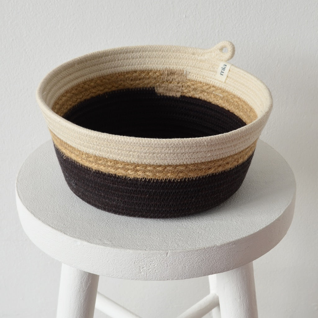 Bowl - Jute & Charcoal