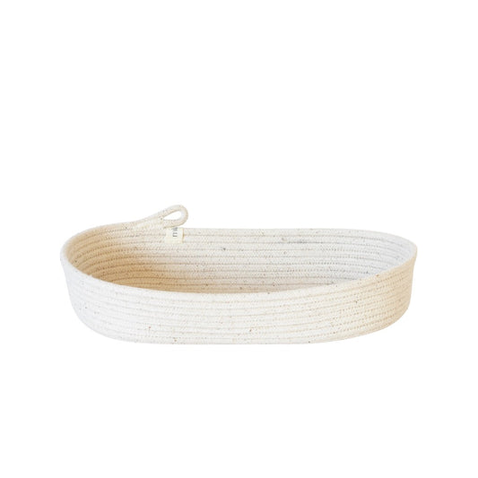 Oval Basket - Ivory