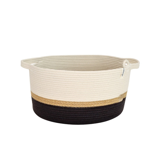 Handle Basket - Jute & Charcoal