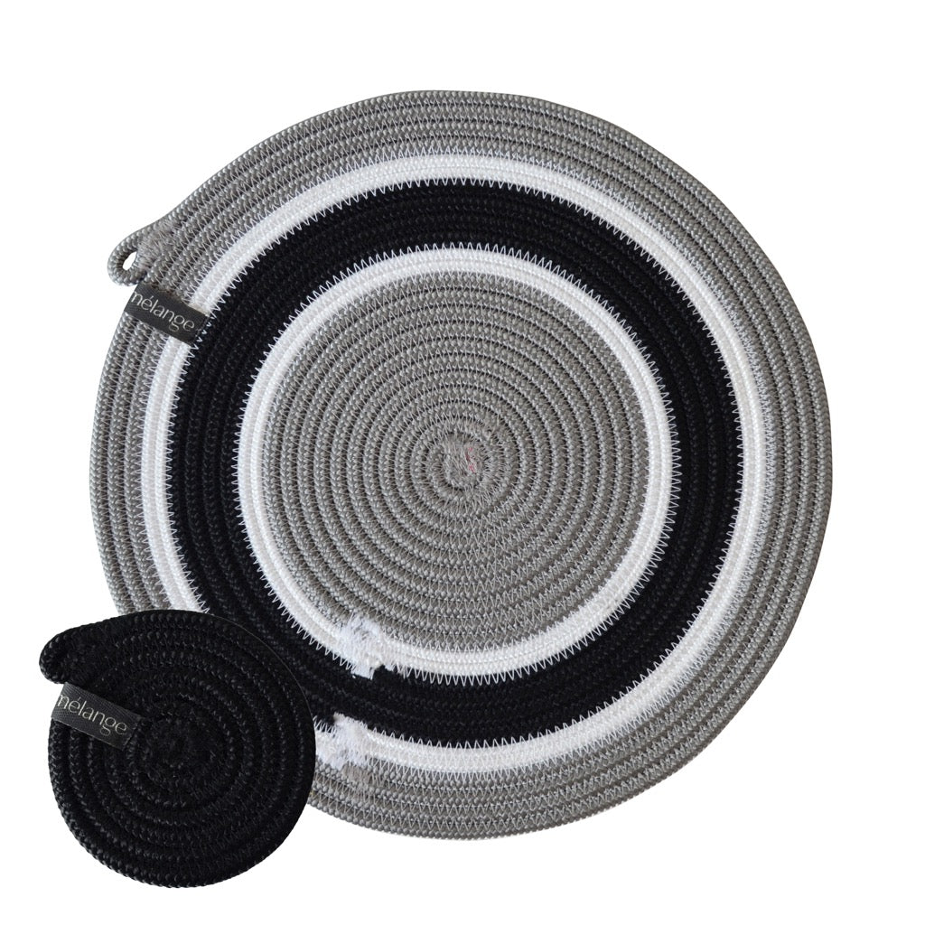 Coasters (set of 4) - Mbizi Black