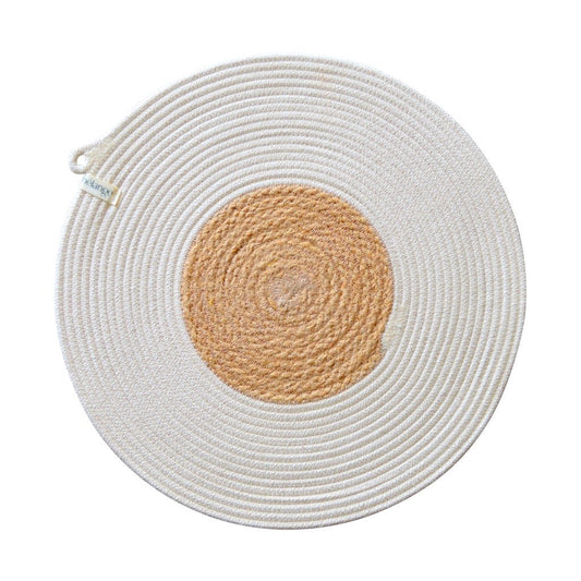 Placemats & Coasters (set of 4 each) - Jute Block