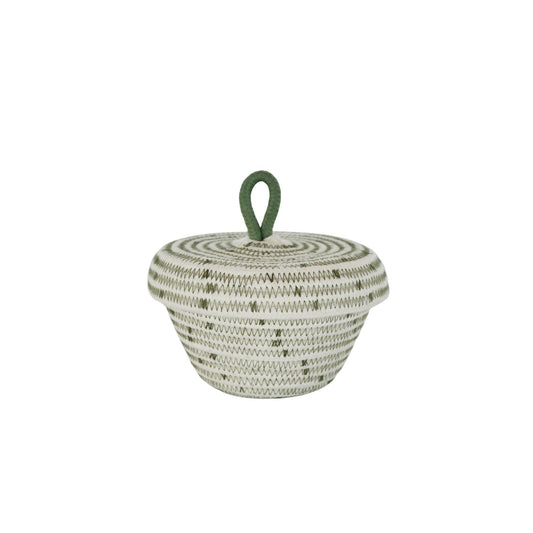 Petite Lidded Basket - Safari