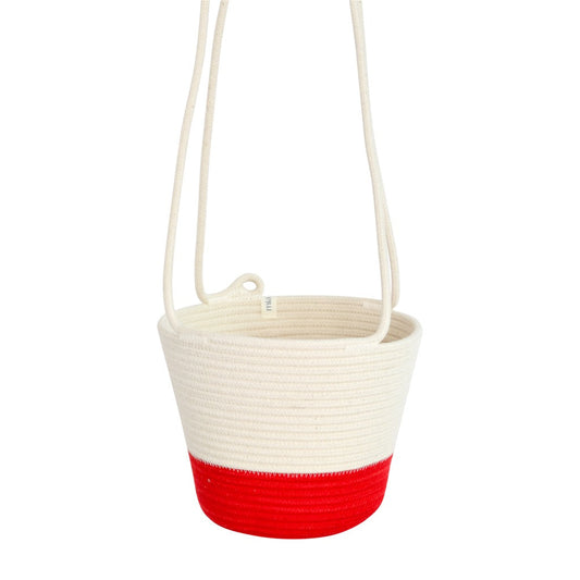 Hanging Planter - Red Block
