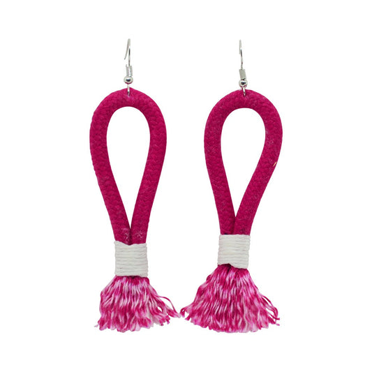 Earrings Fuchsia