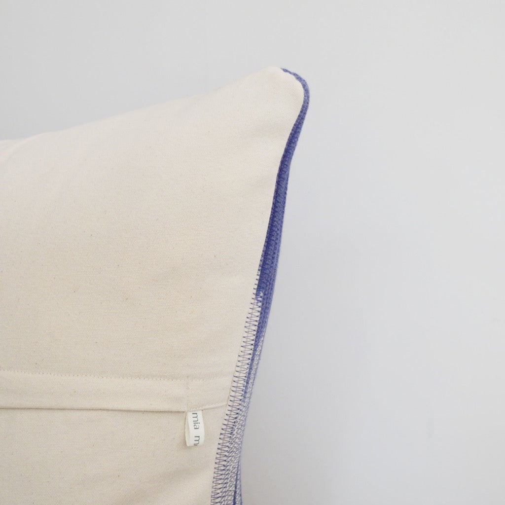 Scatter Cushion - Blue Ikat