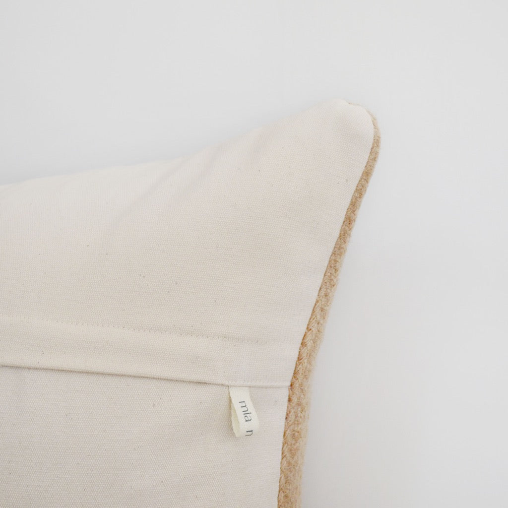 Scatter Cushion - Jute & Olive