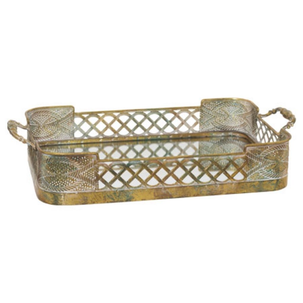Mira Handled Mirror Tray (48 x 25 cm)