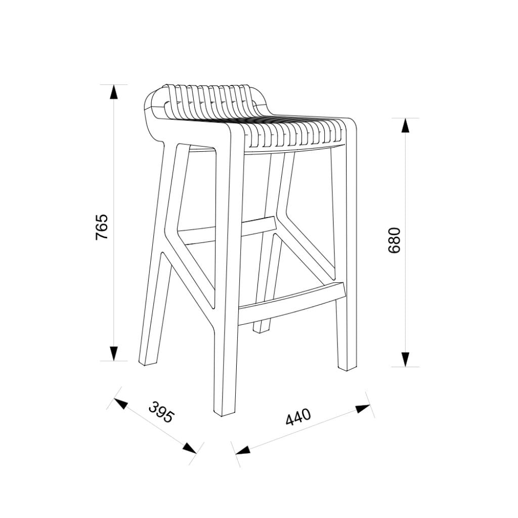 Radius Kitchen Stool