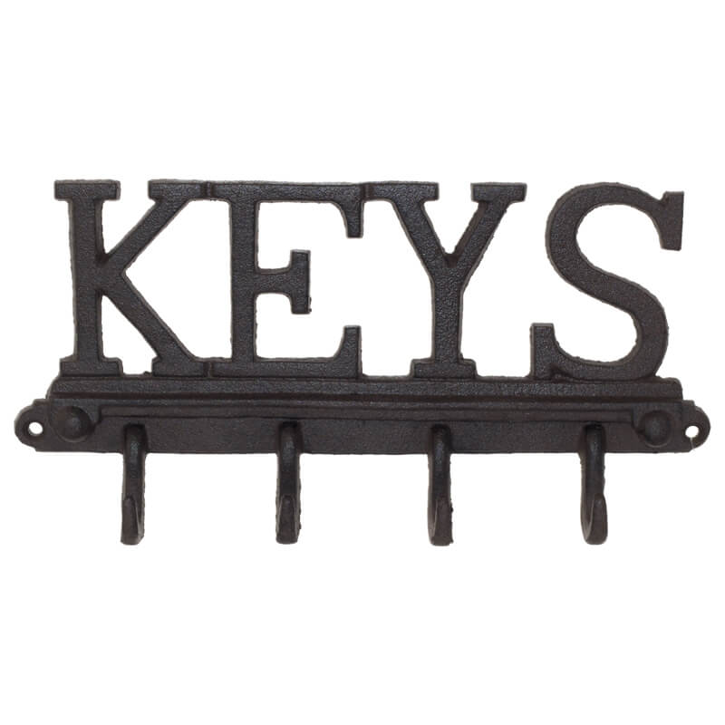 Keys 4 Wall Hook 37x14cm