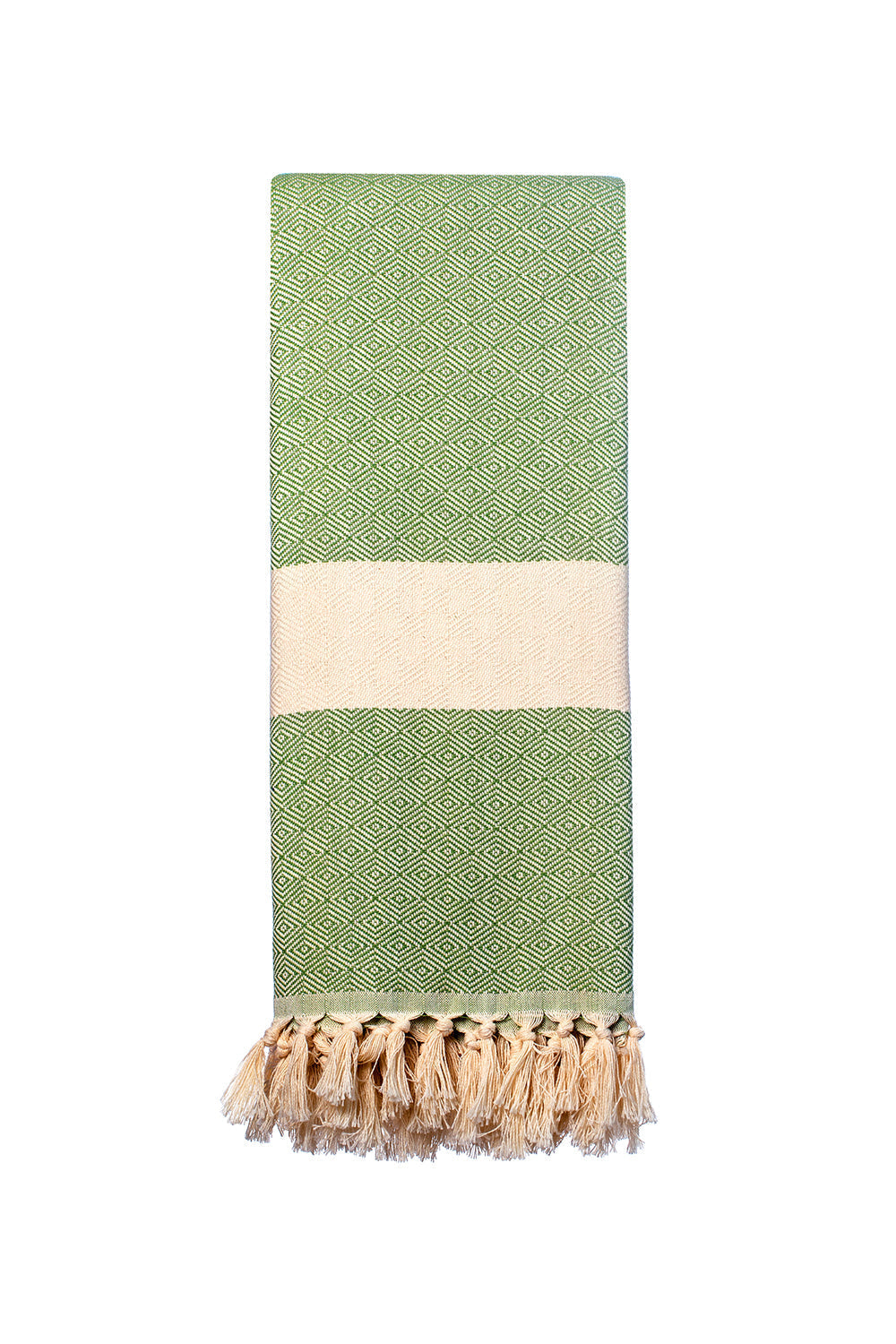 Dimanta Sage Green Turkish Blanket