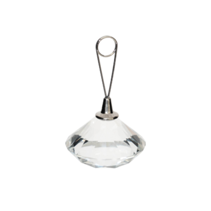 Table Guest Place Card Holder with a Crystal Base