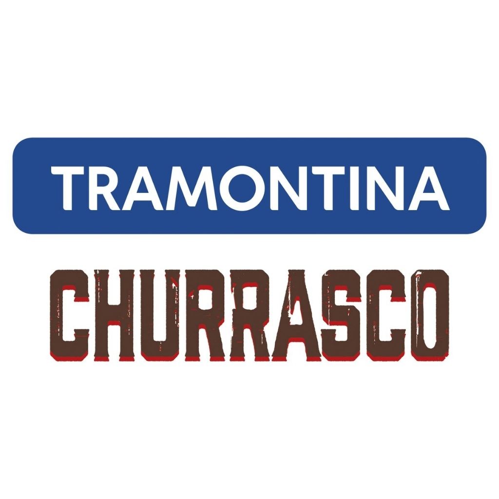 Tramontina Churrasco stainless steel grill brush with a 41.7 cm wood handle