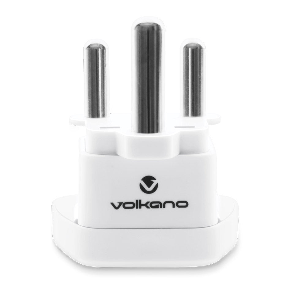 Volkano Traveller Series - SA 3-Pin Plug to International Socket Adaptor