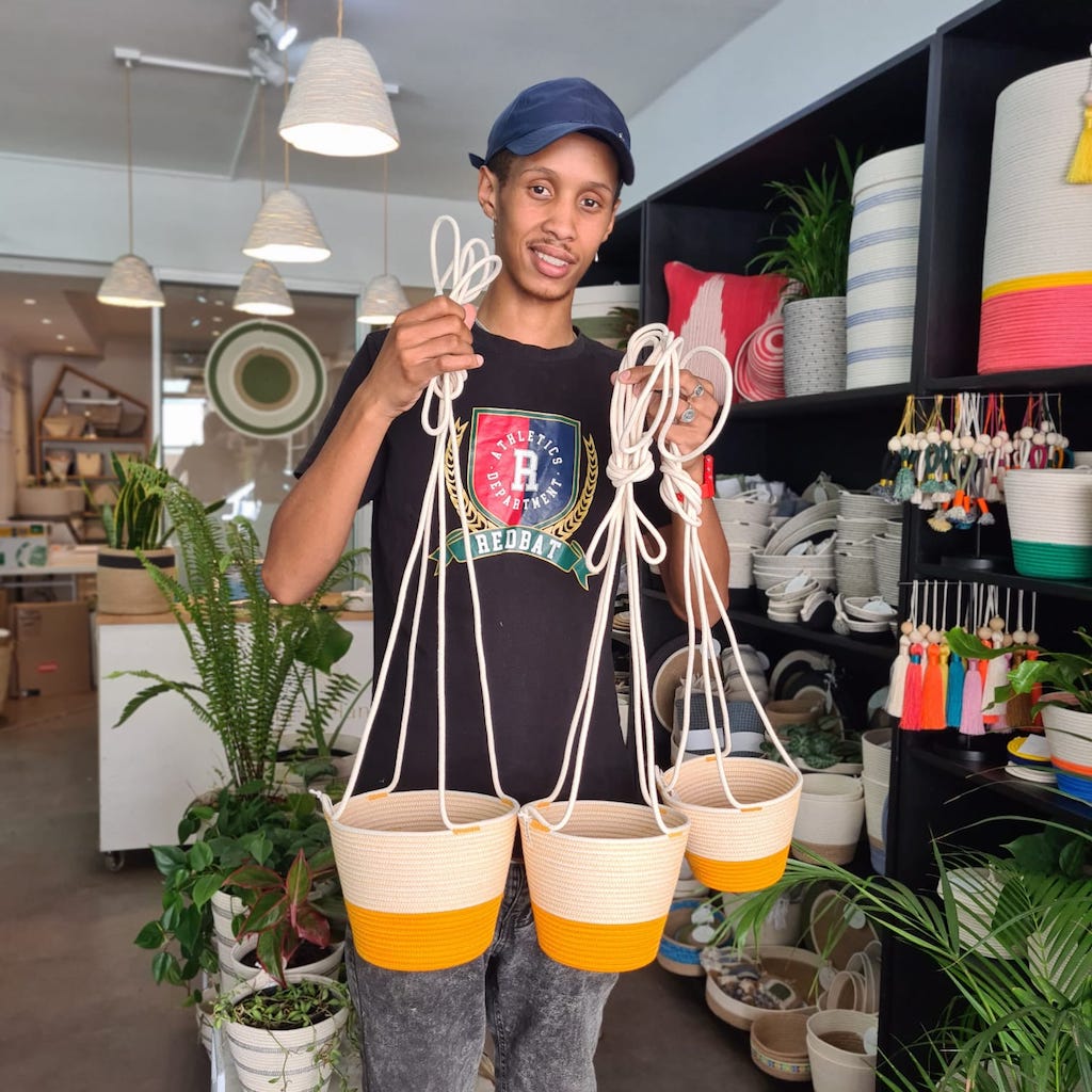 Hanging Planters - Mustard Fruit Pastilles (Set of 3) - SALE