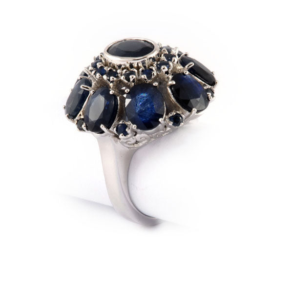 Blue Sapphire 925 Sterling Silver Ring