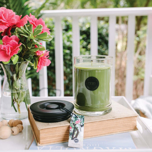 Bridgewater Candle Company - Scented Candle - Azalea and Oak Large Candle in a Jar