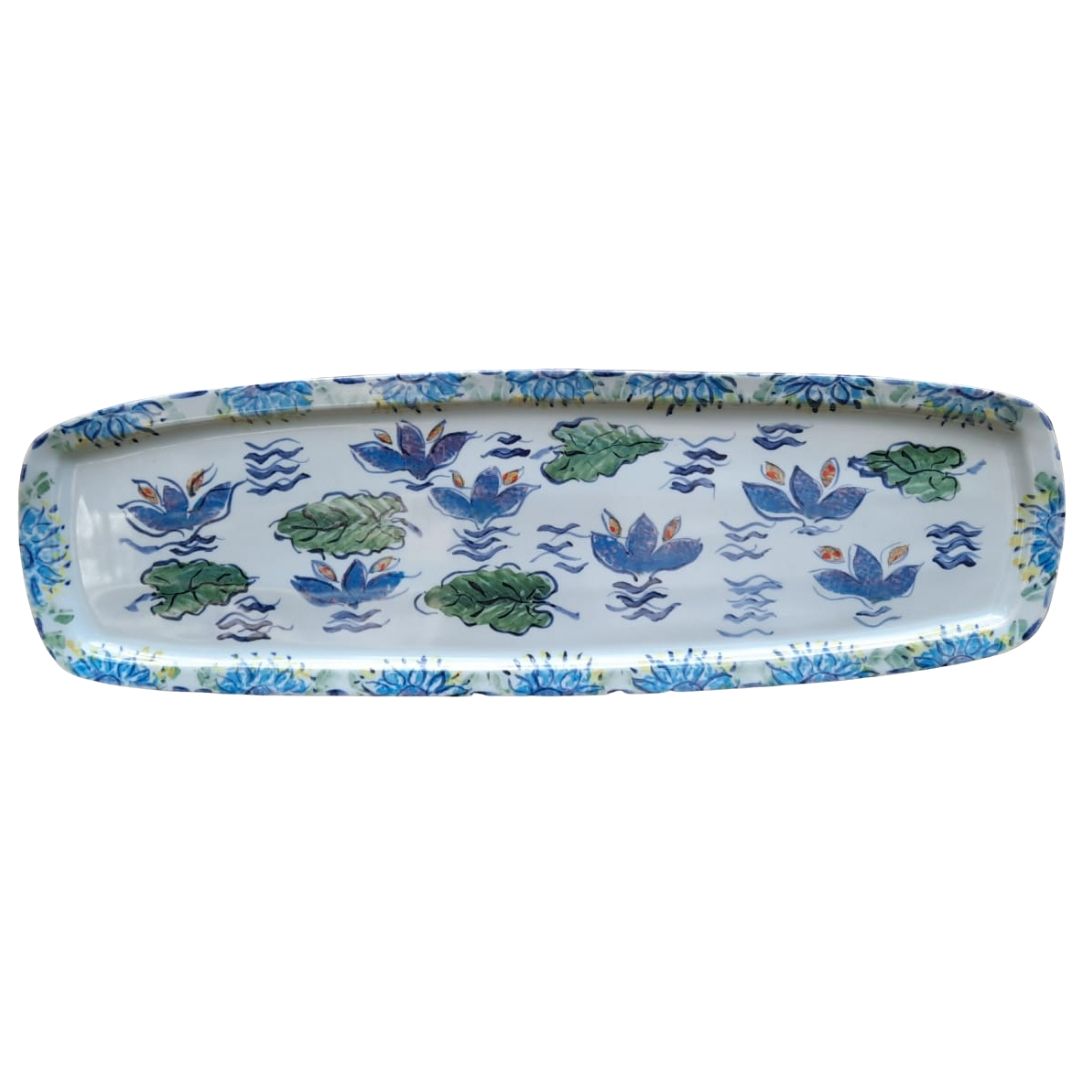 Esra Bosch - Large Long Dish Florals (1 meter)