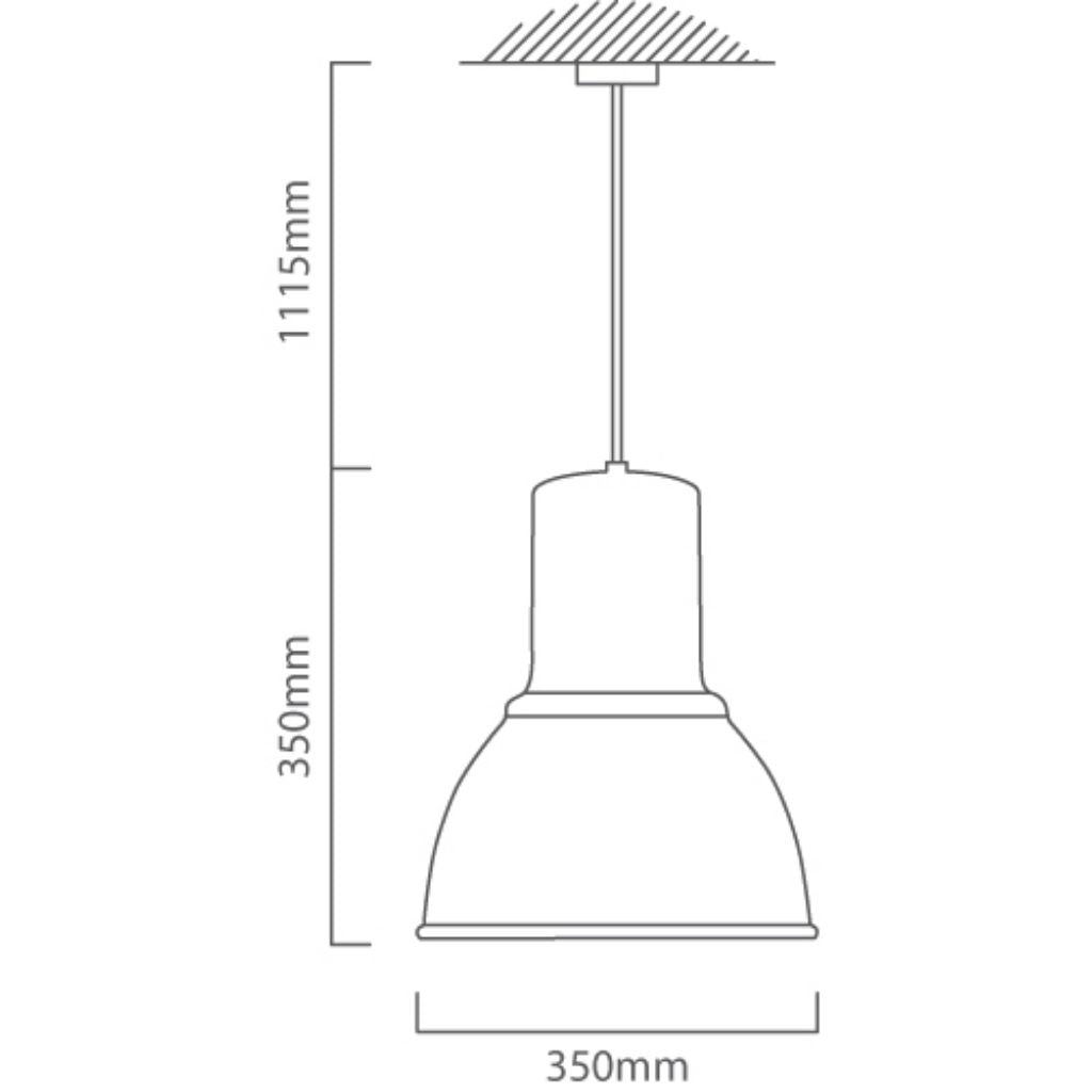 Eurolux Ceiling Light Fixtures Eurolux - Audion Pendant Anthracite - Lighting, Lights - P477
