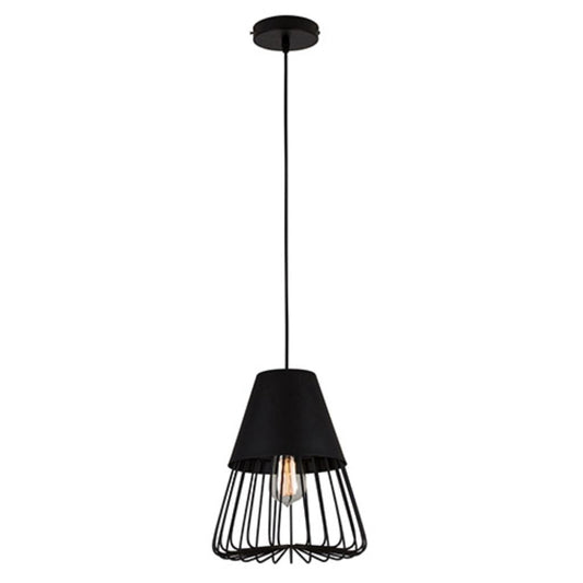 Eurolux Ceiling Light Fixtures Eurolux - Nara Pendant Black - Lighting, Lights - P947B