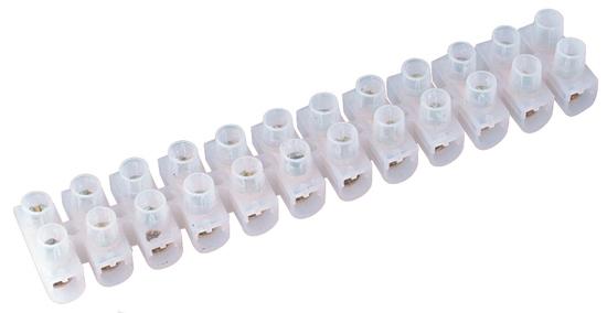 Eurolux - 15 AMP White CONNECTOR Strip