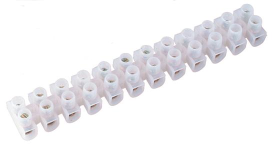 Eurolux - Connector Strip 5Amp White 12 Way