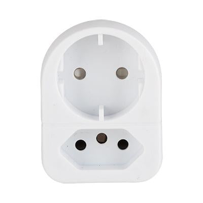 Eurolux - 2 Way Adaptor 1xSCH 1x16A ZA