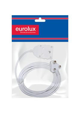 Eurolux - Extension Cord 1.00mm 5m Double White