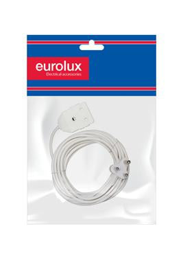 Eurolux - Extension Cord 1.50mm 10m Double White