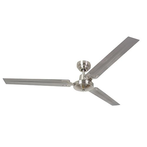 Eurolux - Industrial Ceiling Fan 3 Blades Satin Chrome