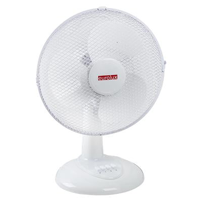 Eurolux - Plastic Desk Fan 3 Blades White