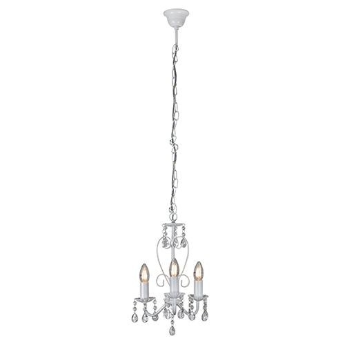 Eurolux - Cleo 3LT Chandelier 255mm White