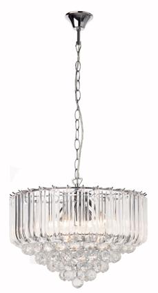 Eurolux - Otis Acrylic Chandelier 415mm Chrome