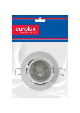 Eurolux - Downlight GU10 PAR16 50W 220V White (PP)